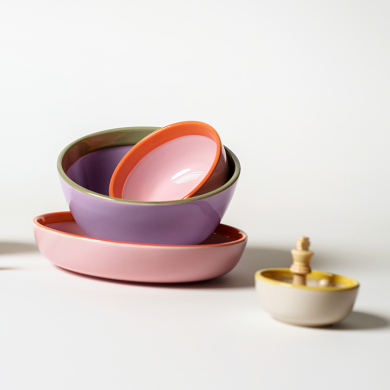 Iittala Play Bowl 19cm Pink-Orange
