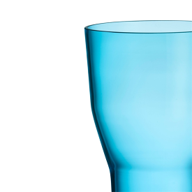 Solare Vase Tall 12x26cm Electric  Blue
