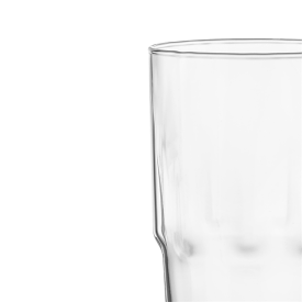 Solare Tall Glass 390ml Clear 2pc