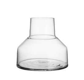 Solare Vase Low 22x20cm Clear