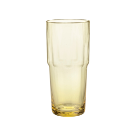 Solare Tall Glass 390ml Fire Yellow 2pc