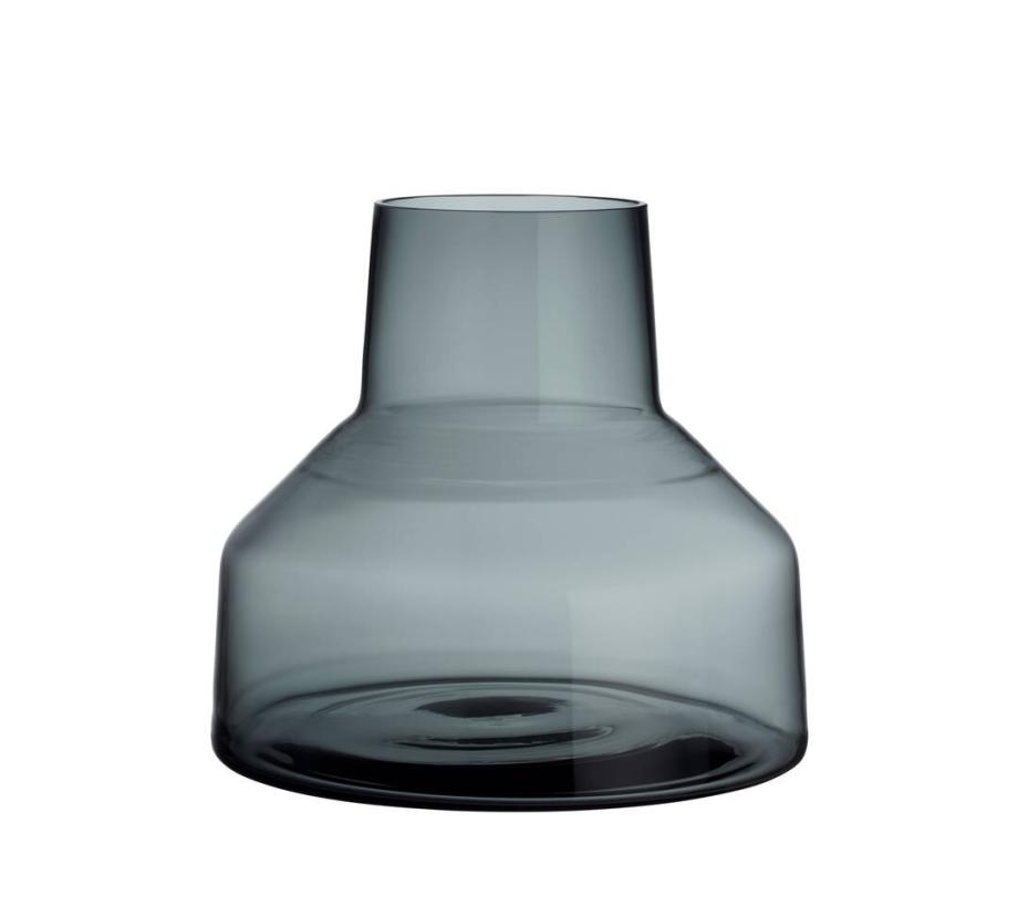 Solare Vase Low 22x20cm Steel Grey